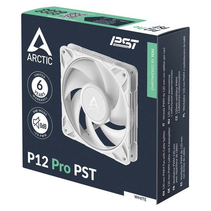 Arctic P12 Pro PST White (ACFAN00308A)