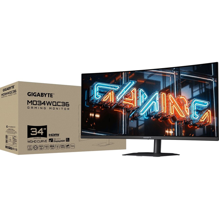 Gigabyte 34" MO34WQC36 (20VM0-MO34WQ3BT-1EKR)