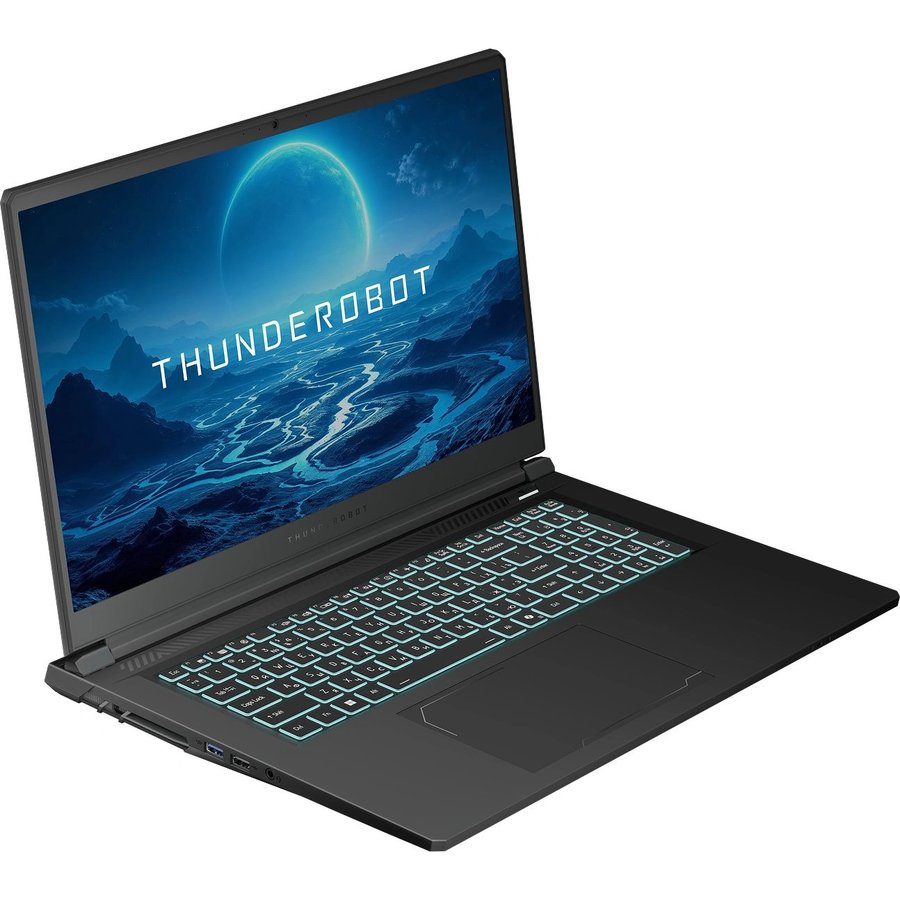Thunderobot Range 17 G2A Pro 2K (JT009W00QRU) AMD Ryzen 7 H 255 3800MHz/17.3"/2560x1440/16GB/1024GB SSD/NVIDIA GeForce RTX 5060 8GB/Wi-Fi/Bluetooth/Windows 11 Pro Black
