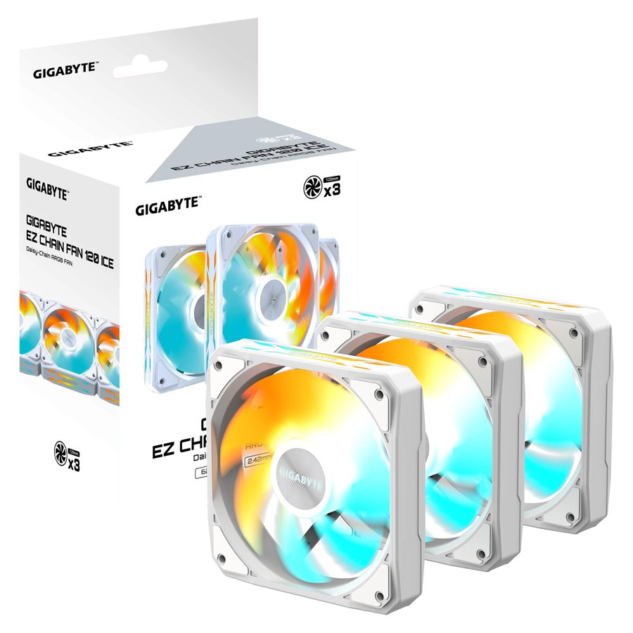 Gigabyte EZ CHAIN FAN 120 ICE (GP-GBT EZFAN1203 ICE)
