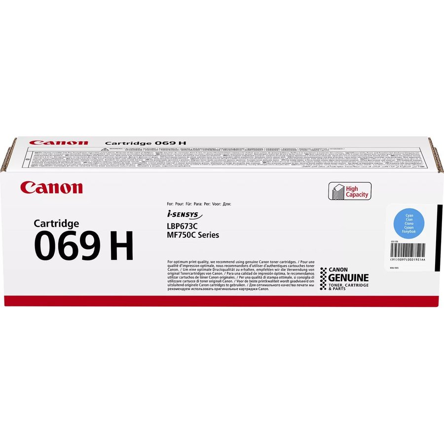 Canon CRG 069H Cyan (5097C002)
