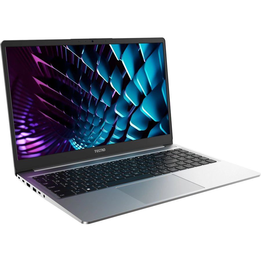 TECNO MegaBook K15SFA (71005000541) AMD Ryzen 5 7535HS 3300MHz/15.6"/1920x1080/8GB/512GB SSD/AMD Radeon 660M/Wi-Fi/Bluetooth/Windows 11 Home Silver