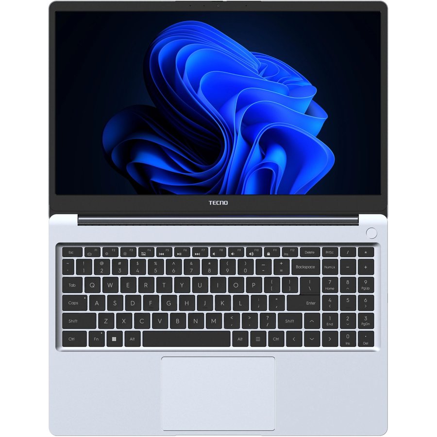 TECNO MegaBook K15SFA (71005000541) AMD Ryzen 5 7535HS 3300MHz/15.6"/1920x1080/8GB/512GB SSD/AMD Radeon 660M/Wi-Fi/Bluetooth/Windows 11 Home Silver