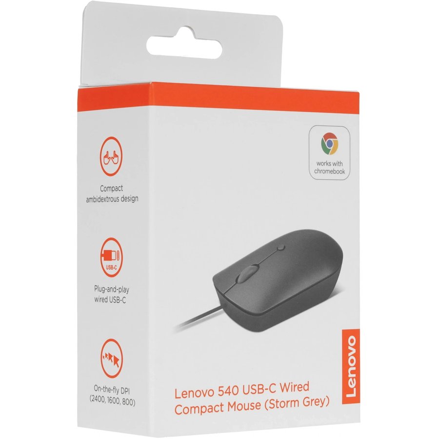 Lenovo 540 USB-C Wired Compact Storm Grey (GY51D20876)