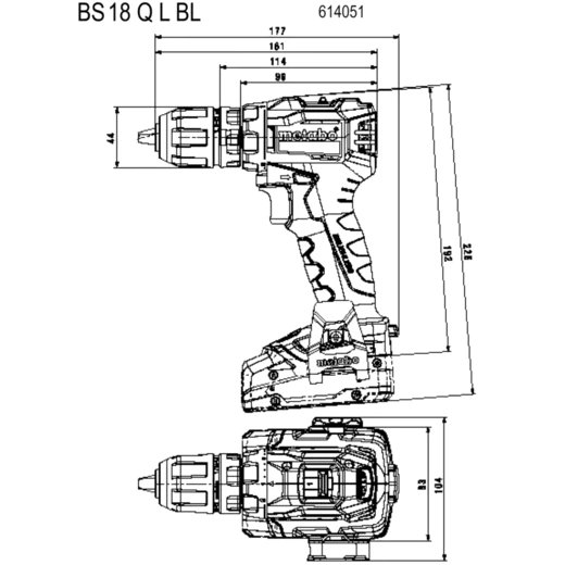 METABO BS 18 L / Mobile Workshop, 2Ач (614051710)