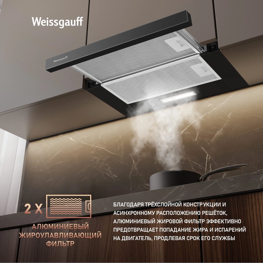 Weissgauff TEL 500 Black Glass (438277)