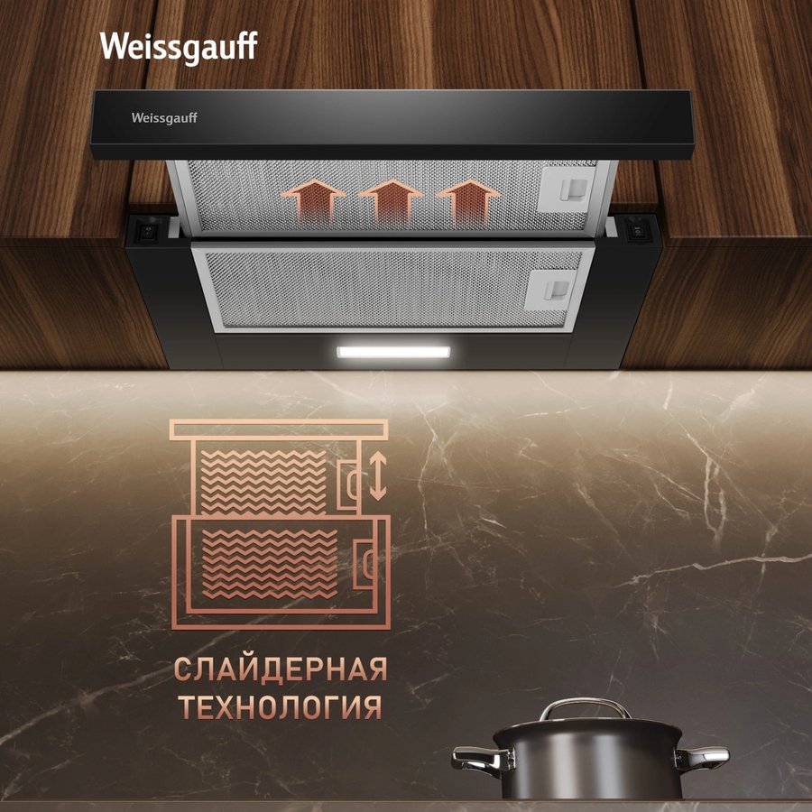 Weissgauff TEL 500 Black Glass (438277)
