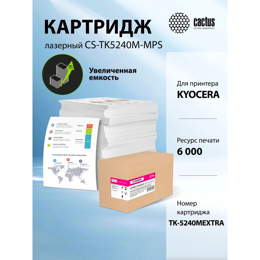 Cactus CS-TK5240M-MPS Magenta