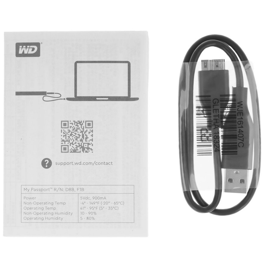Western Digital My Passport Black 6TB (WDBR9S0060BBK-WESN)