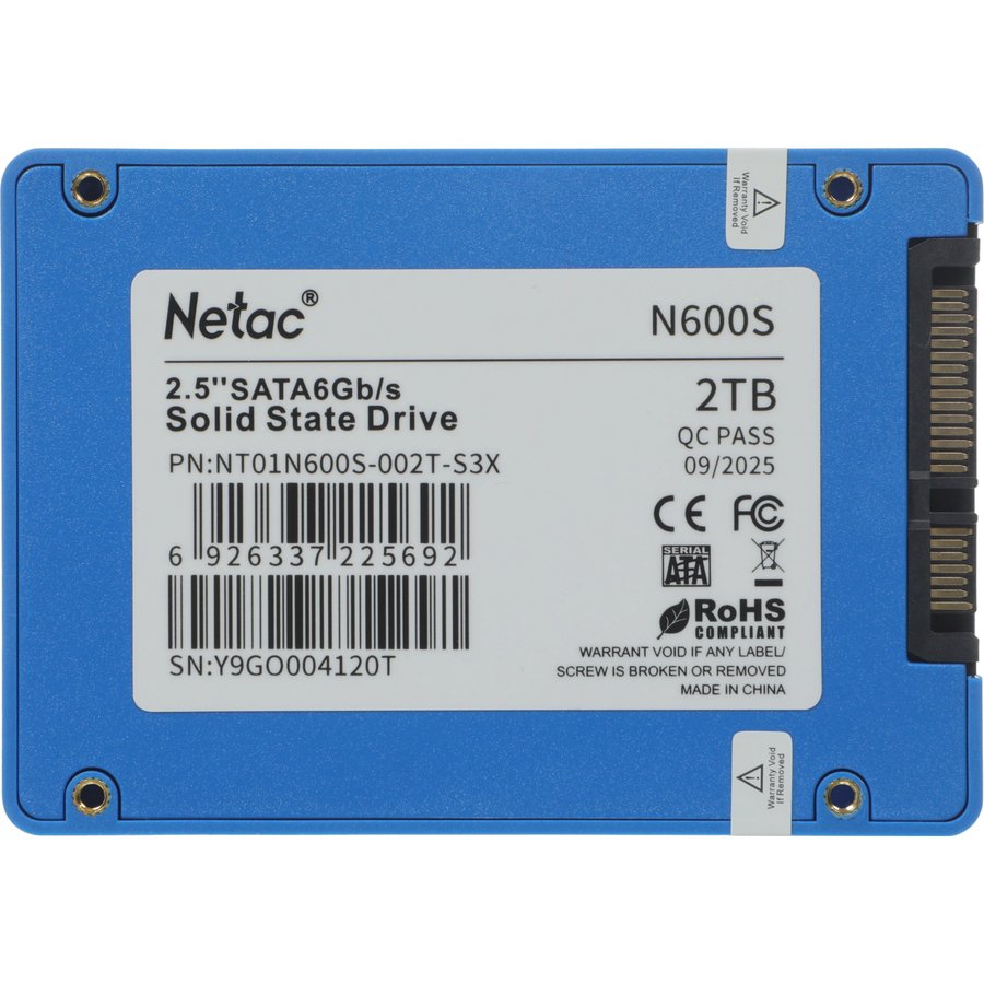 Netac N600S SSD 2Тb (NT01N600S-002T-S3X)