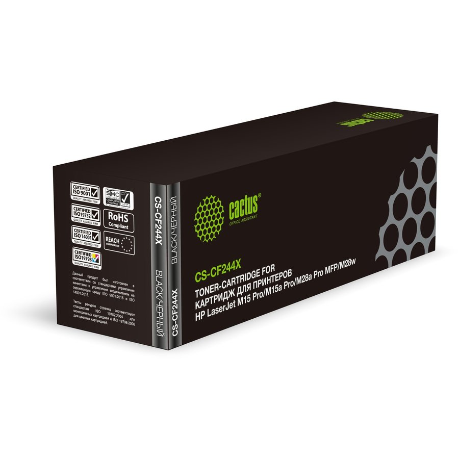 cactus CS-CF244X черный (2000 стр) для HP LJ M15 Pro/M15a Pro/M28a Pro MFP/M28w Pro MFP