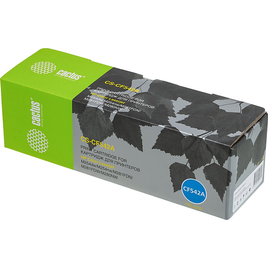 Cactus CS-CF542A желтый (1400 стр) для LJ M254dw Pro/M254nw Pro/M280nw Pro/M281fdn Pro