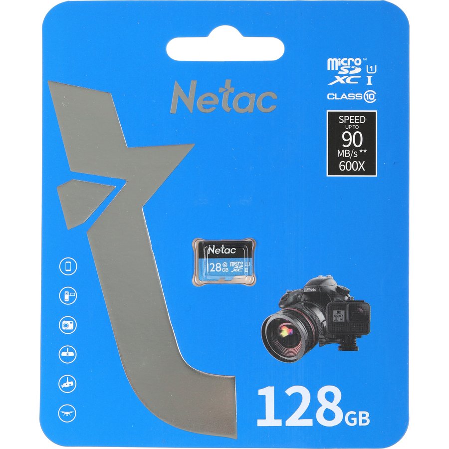 Netac P500 Standard MicroSDXC 128GB (NT02P500STN-128G-S)