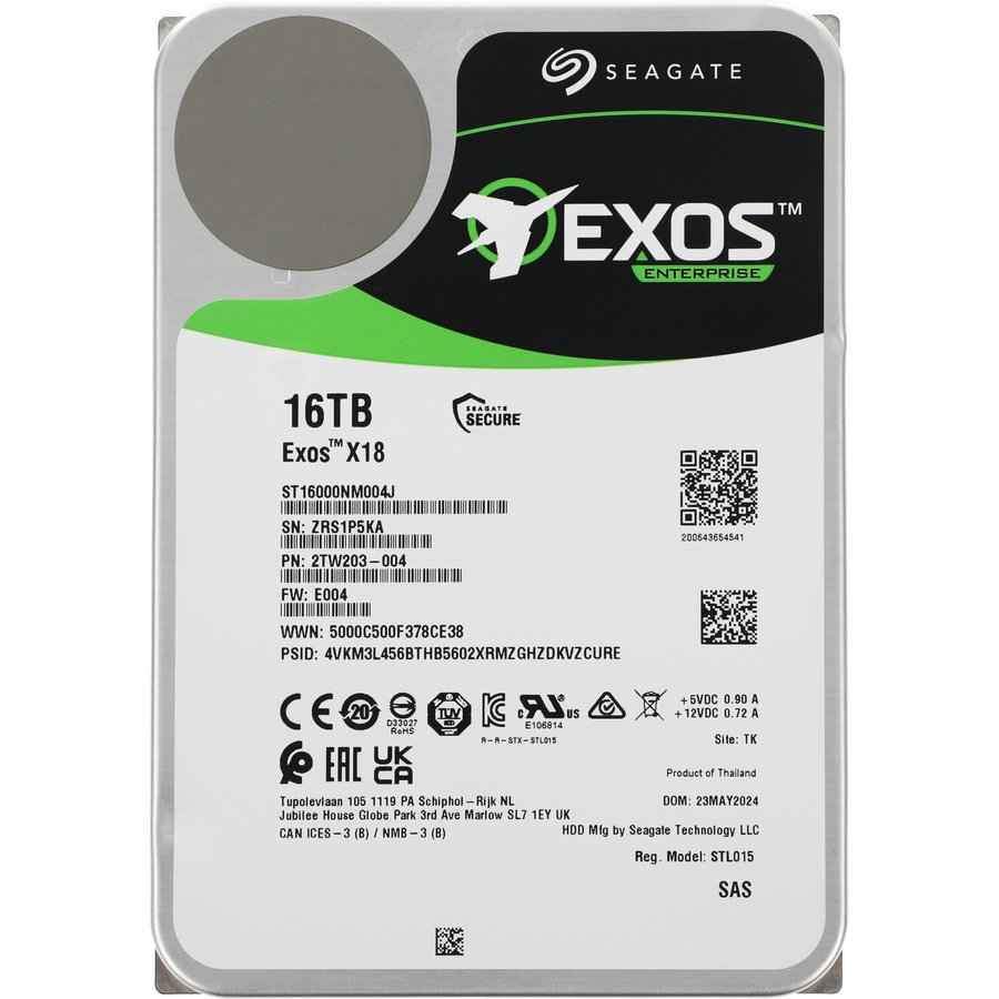 Seagate Exos X18 16Tb (ST16000NM004J)