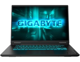 GIGABYTE Gaming A16 GA63H AMD Ryzen 7 260 3800MHz/16"/1920x1200/16GB/1024GB SSD/NVIDIA GeForce RTX 5060 8GB/Wi-Fi/Bluetooth/Без ОС (3VHK3KZ894SD) Black