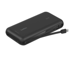 Belkin BoostCharge Power Bank 20K with Integrated Cable Black (BPB024hqBK)