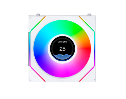 Lian Li UNI Fan SL Infinity LCD Flex 120 White (G9F.12SLIND1F1W.R0)