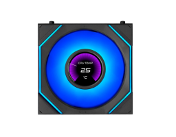 Lian Li UNI Fan SL Infinity LCD Flex Reverse 120 Black (G9F.12RSLIND1F1B.R0)