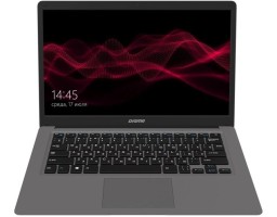 DIGMA EVE 14 C420 Intel Celeron N4020 1100MHz/13.9"/1366х768/4GB/128GB eMMC/DVD нет/Intel UHD Graphics 600/Wi-Fi/Bluetooth/Windows 10 Home (ET4066EW) Grey