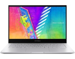 ASUS VivoBook Go 14 Flip TP1401KA-EC008W (90NB0W43-M00250) Intel Pentium Silver N6000 1100MHz/14"/1920х1080/4GB/128GB SSD/DVD нет/Intel UHD Graphics/Wi-Fi/Bluetooth/Windows 11 Home Silver