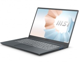 MSI Modern 15 A10M-645XRU Intel Core i3 10110U 2100MHz/15.6"/1920x1080/8GB/256GB SSD/DVD нет/Intel UHD Graphics/Wi-Fi/Bluetooth/DOS (9S7-155136-645) Grey