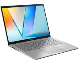 ASUS Vivobook S14 S3407CA-LY098 Intel Core Ultra 5 225H 4300MHz/14"/1920x1200/16GB/512GB SSD/Intel Arc/Wi-Fi/Bluetooth/Без ОС (90NB16J1-M00770) Silver