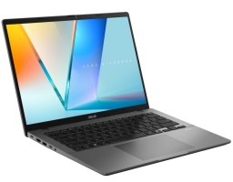 ASUS Vivobook S14 S3407CA-LY097 Intel Core Ultra 5 225H 4300MHz/14"/1920x1200/16GB/512GB SSD/Intel Arc/Wi-Fi/Bluetooth/Без ОС (90NB16J2-M00760) Grey