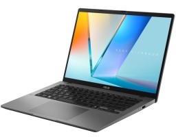 ASUS Vivobook S14 S3407CA-LY097 Intel Core Ultra 5 225H 4300MHz/14"/1920x1200/16GB/512GB SSD/Intel Arc/Wi-Fi/Bluetooth/Без ОС (90NB16J2-M00760) Grey