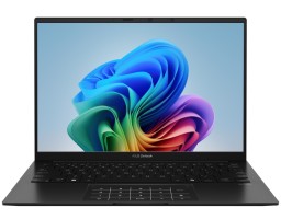 ASUS ZenBook 14 UM3406KA-QD180 AMD Ryzen AI 5 340 2000MHz/14"/1920х1200/16GB/1024GB SSD/AMD Radeon 840M/Wi-Fi/Bluetooth/Без ОС (90NB14U1-M00AK0) Black