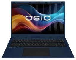 OSIO BaseLine B150I Intel N100 800MHz/15.6"/1920x1080/8GB/512GB SSD/Intel UHD Graphics/Wi-Fi/Bluetooth/Без ОС (B150I-005С) Blue