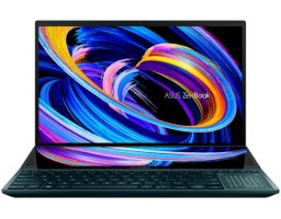 ASUS Zenbook Pro Duo 15 OLED UX582ZW-H2021X (90NB0Z21-M001P0) Intel Core i7 12700H 2300MHz/15.6"/3840x2160/32GB/1024GB SSD/NVIDIA GeForce RTX 3070 Ti 8GB/Windows 11 Pro Blue