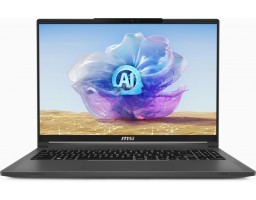 MSI CreatorPro 16 AI Studio A1VKG-406RU Intel Core Ultra 7 155H 1400MHz/16"/3840x2400/32GB/1024GB SSD/NVIDIA RTX 3000 Ada 8GB/Wi-Fi/Bluetooth/Windows 11 Pro (9S7-15F414-406) Grey