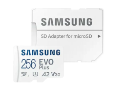Samsung EVO 256Gb MicroSD Plus + SD адаптер (MB-MC256KA/RU)