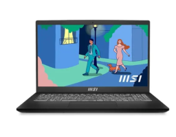 MSI Modern 15 B12M-214XRU  Intel Core i5 1235U 1300MHz/15.6"/1920x1080/8GB/256GB SSD/DVD нет/Intel Iris Xe Graphics/Wi-Fi/Bluetooth/Без ОС (9S7-15H112-214) Черный
