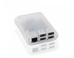 ACD Transparent ABS Plastic Injection Molding case with Stripe for Raspberry Pi 3 B (RA076) прозрачный, овальный на винтах
