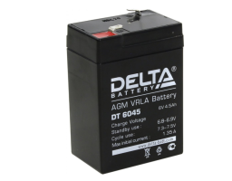 Аккумуляторная батарея Delta DT 6045, voltage 6V (DT 6045)