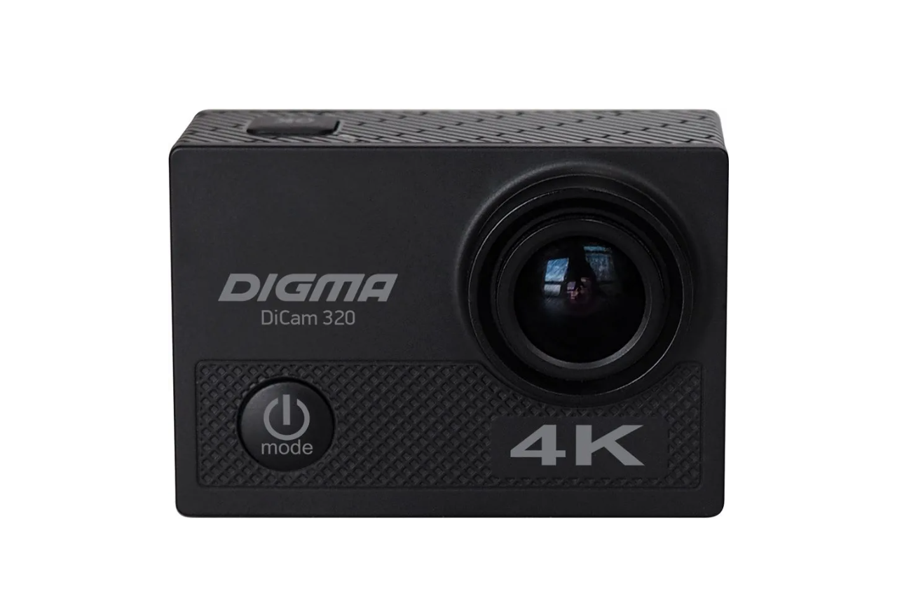 Digma DiCam 320 4K, WiFi (DC320) Черный