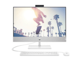 HP Pavilion I 27-ca1047ci (6C8Q2EA) Intel Core i5 12400T 1800 МГц/8192 Mb/512 Gb SSD/27" Full HD 1920x1080/DVD нет/Intel UHD Graphics 730/DOS (White)