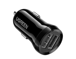UGREEN ED018 Dual USB Car (50875) Черный
