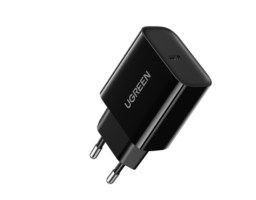UGREEN CD137 Fast Power Adapter With PD 20W EU (10191) Black