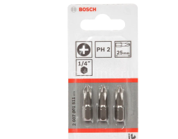 Bosch Extra-Hart, шестигранный, 3шт (2607001511)