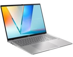 ASUS Vivobook S16 M3607HA-RP233 AMD Ryzen 7 260 3800MHz/16"/1920x1200/16GB/512GB SSD/AMD Radeon 780M/Wi-Fi/Bluetooth/Без ОС (90NB16F2-M00ED0) Silver
