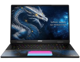 MSI Titan 18 HX Dragon Edition Draco Epic A2WJ-1251RU (9S7-1824D6-1251) Intel Core Ultra 9 290HX Plus 2700MHz/18"/3840x2400/96GB/4096GB SSD/NVIDIA GeForce RTX 5090 24GB/Wi-Fi/Bluetooth/Windows 11 Home Black
