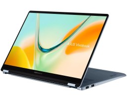 ASUS Vivobook S14 Flip TP5408QA-U2087W (90NB19P1-M004Z0) Qualcomm Snapdragon X X1-26-100 3000MHz/14"/1920x1200/16GB/512GB SSD/Qualcomm Adreno GPU/Wi-Fi/Bluetooth/Windows 11 Home Blue