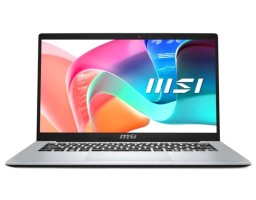 MSI Modern 14 F1MG-815XRU Intel Core 7 150U 1800MHz/14"/1920x1080/16GB/512GB SSD/Intel Graphics/Wi-Fi/Bluetooth/DOS (9S7-14S113-815) Silver