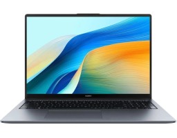 HUAWEI MateBook D 16 MCLG-X Intel Core i5 13420H 2100MHz/16"/1920х1200/16GB/1024GB SSD/Intel UHD Graphics/Wi-Fi/Bluetooth/Без ОС (53014QKW) Grey