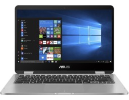 ASUS VivoBook Flip 14 TP401MA-EC404T (90NB0IV1-M10890) Intel Pentium N5030 1100MHz/14"/1920x1080/4GB/128GB SSD/DVD нет/Intel UHD Graphics/Wi-Fi/Bluetooth/Windows 10 Home Grey