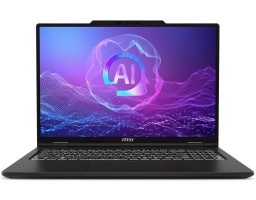 MSI Venture A16 AI+ A3HMG-027XRU AMD Ryzen AI 5 340 2000MHz/16"/2048x1280/16GB/512GB SSD/AMD Radeon 840M/Wi-Fi/Bluetooth/Без ОС (9S7-261K21-027) Grey