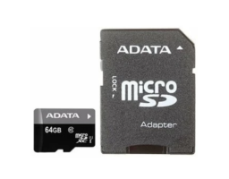 ADATA 64Gb MicroSD + SD адаптер (AUSDX64GUICL10-RA1)