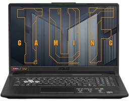 ASUS TUF Gaming A17 FA706NF-HX007 AMD Ryzen 5 7535HS 3300MHz/17.3"/1920x1080/16GB/512GB SSD/NVIDIA GeForce RTX 2050 4GB/Wi-Fi/Bluetooth/DOS (90NR0JH5-M002L0) Black